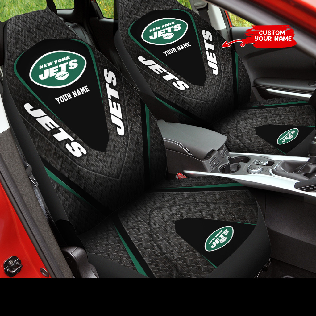 new york jets personalized car seat covers bg231 32awk