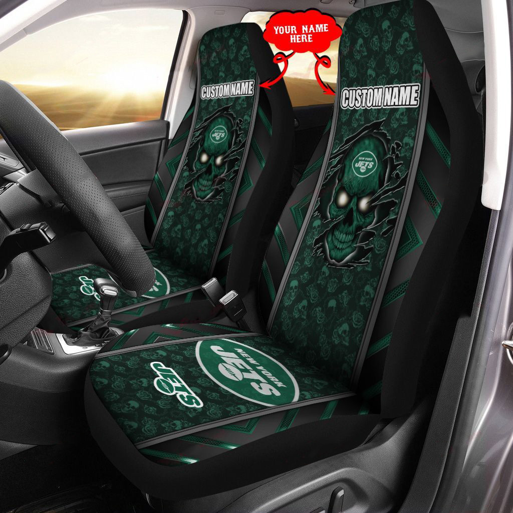 new york jets personalized car seat covers bg462 dcafp