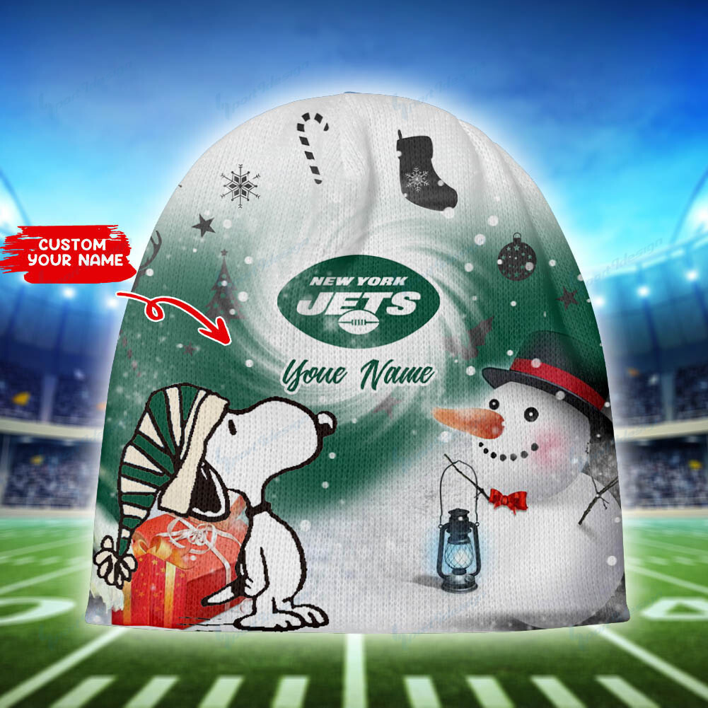 new york jets personalized wool beanie 57 6jpbe