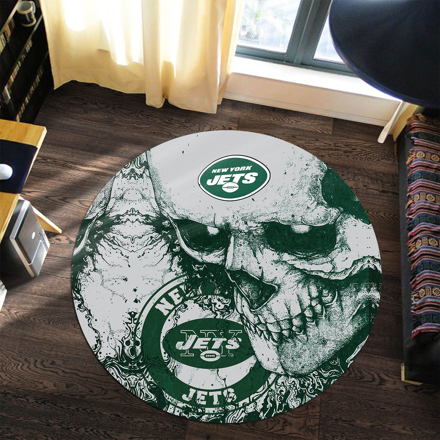 new york jets round rug 212 stcpt