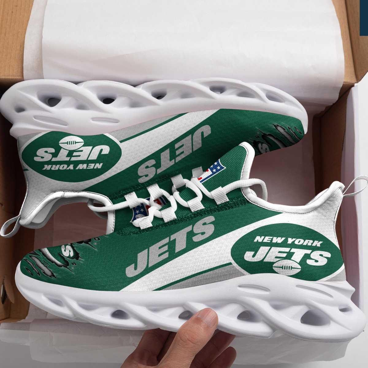 new york jets yezy running sneakers 953 m7wpp