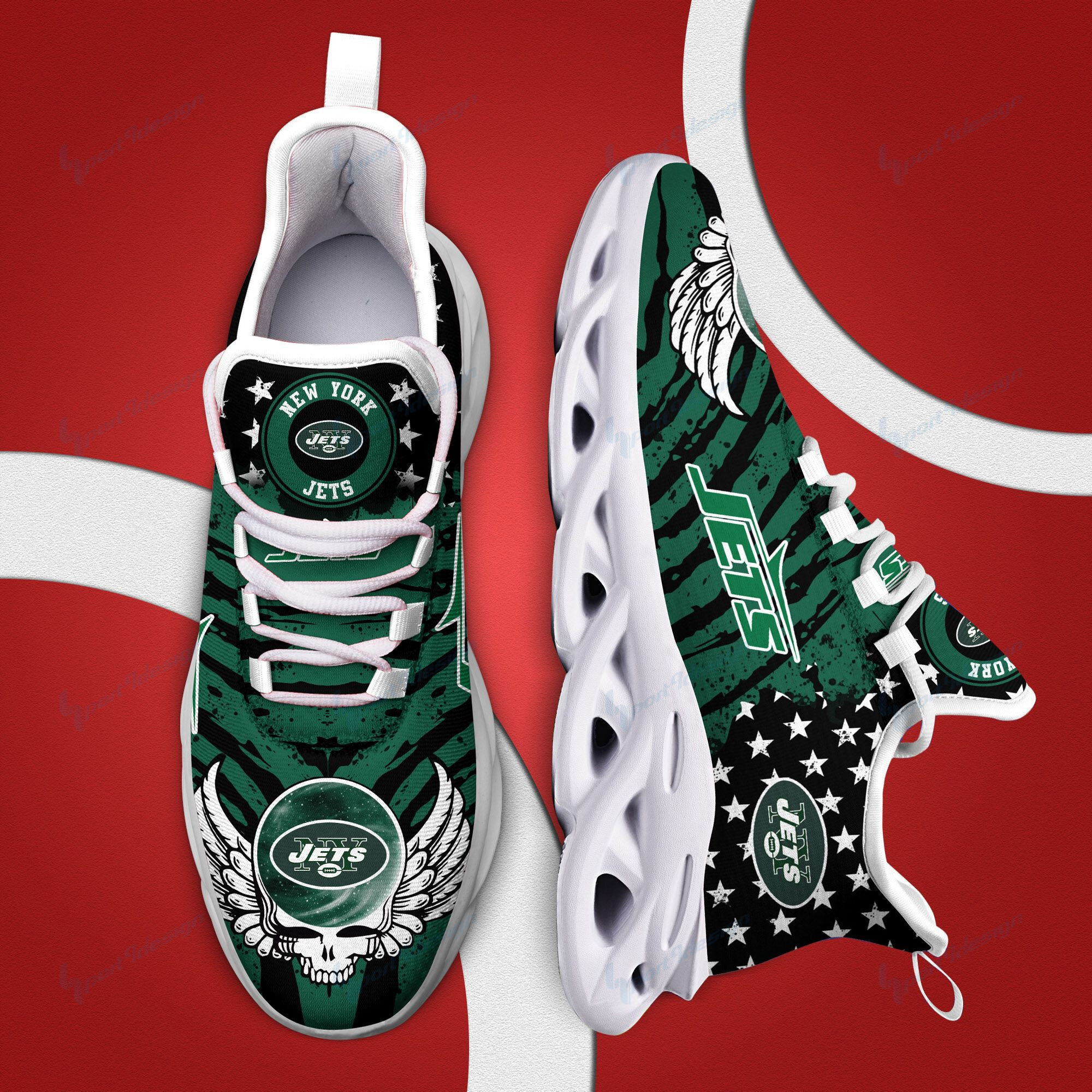 new york jets yezy running sneakers bb766 rtbcn
