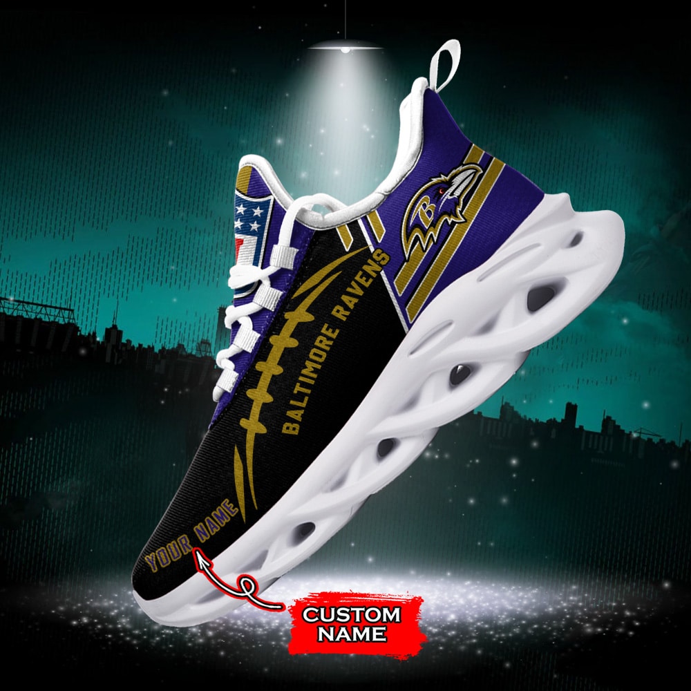 nfl baltimore ravens max soul sneaker custom name 46m1hyfkv