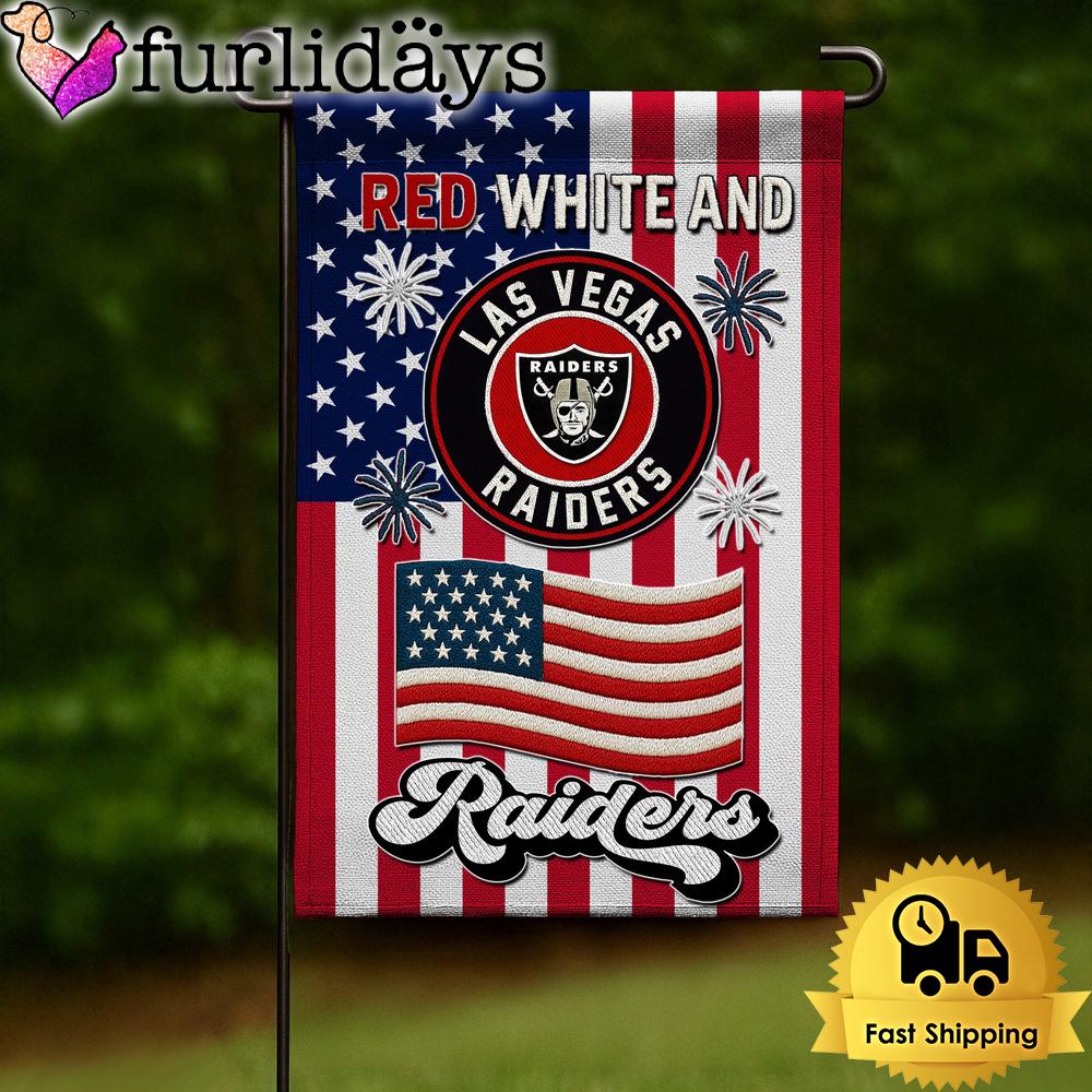 nfl las vegas raiders independence day 2025 flag7698