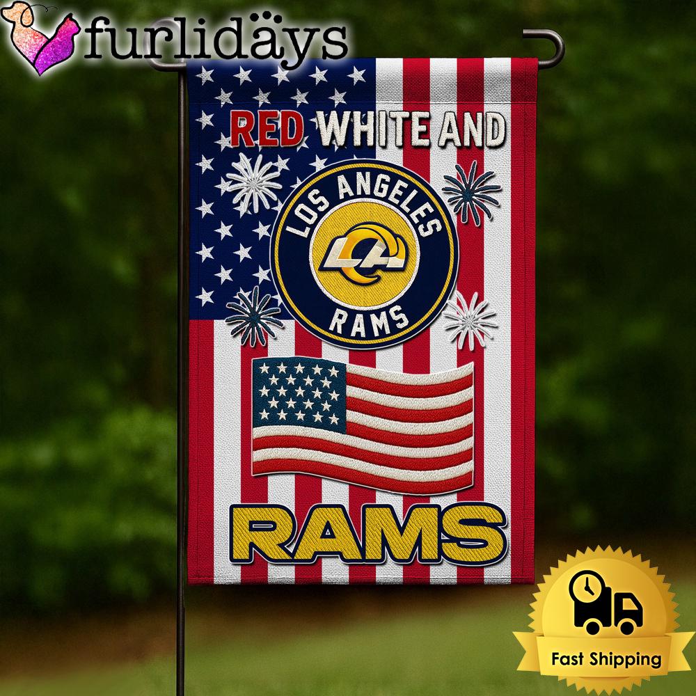 nfl los angeles rams independence day 2025 flag9068