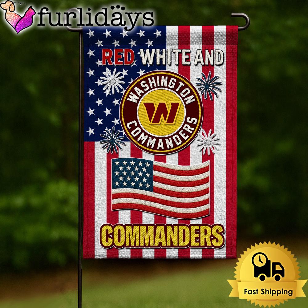 nfl washington commanders independence day 2025 flag8799