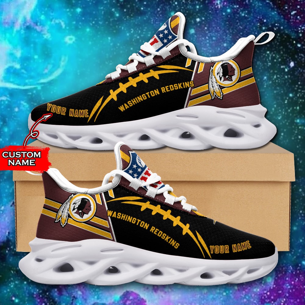 nfl washington redskins max soul sneaker custom name 46m19vdud