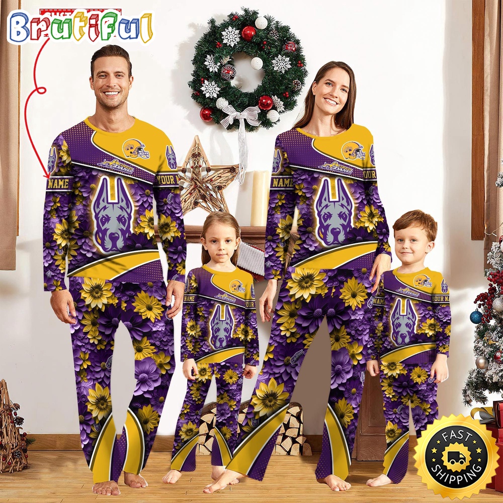 personalized ncaa albany great danes pajamas for family pajamas sport fans gp2wf