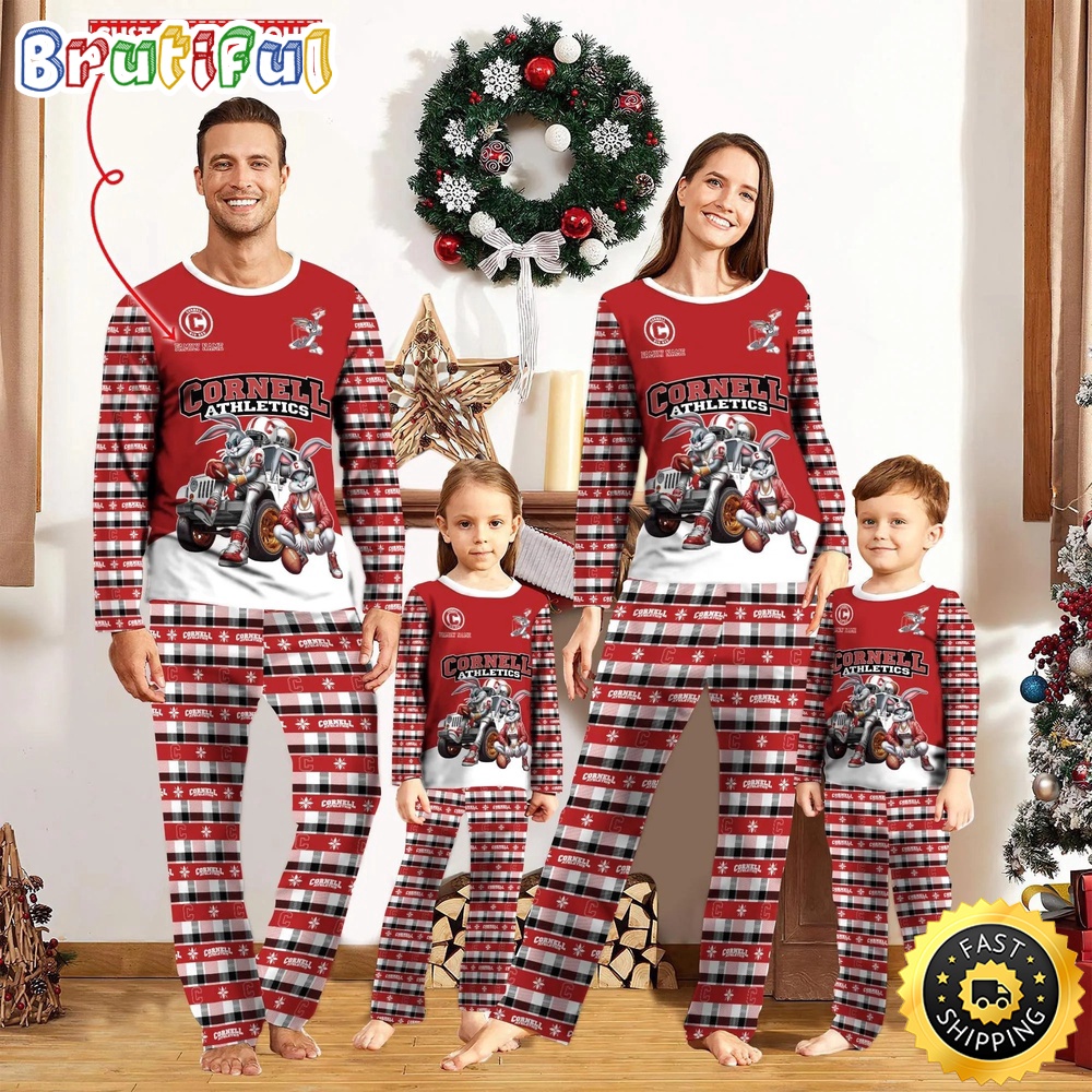 personalized ncaa cornell big red pajamas for family 0bycb