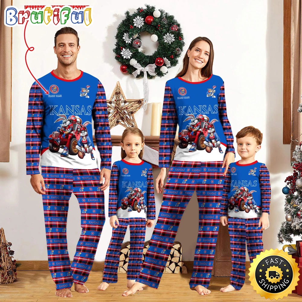 personalized ncaa kansas jayhawks pajamas for family 94bpm