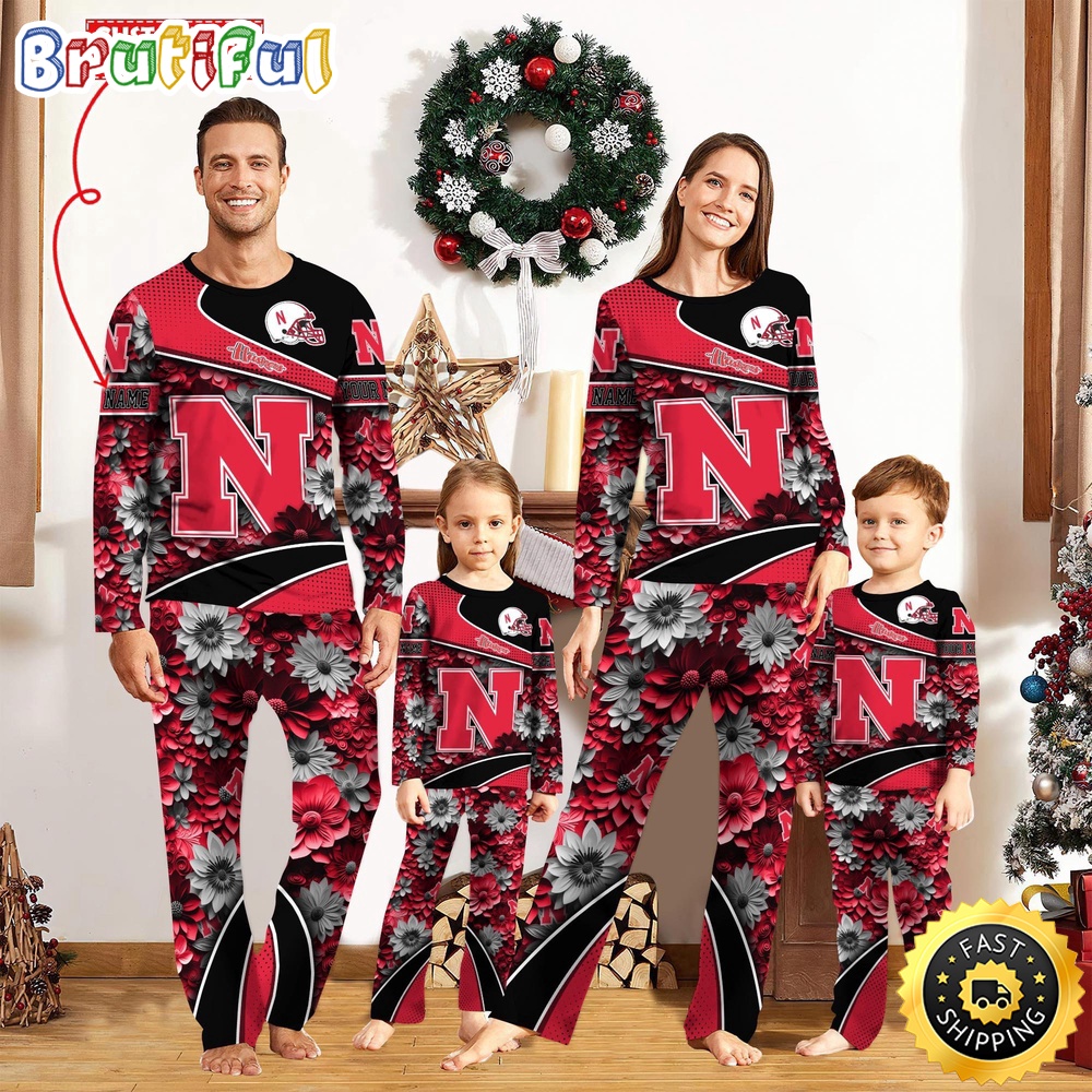 personalized ncaa nebraska cornhuskers pajamas for family pajamas sport fans 0qw1f