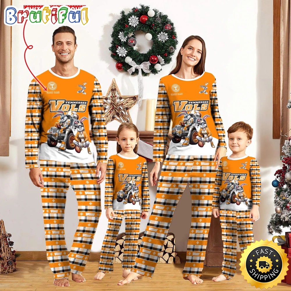 personalized ncaa tennessee volunteers pajamas for family 2vmak