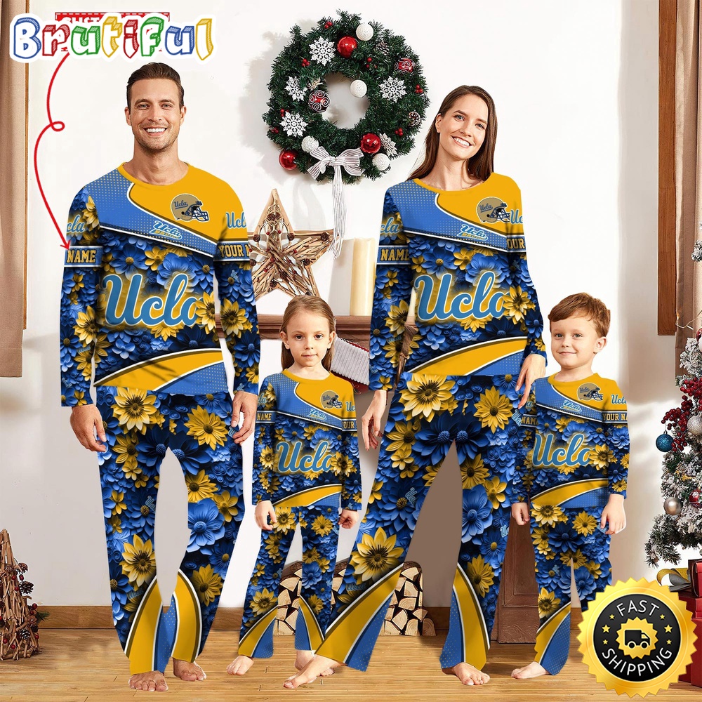 personalized ncaa ucla bruins pajamas for family pajamas sport fans ixamj