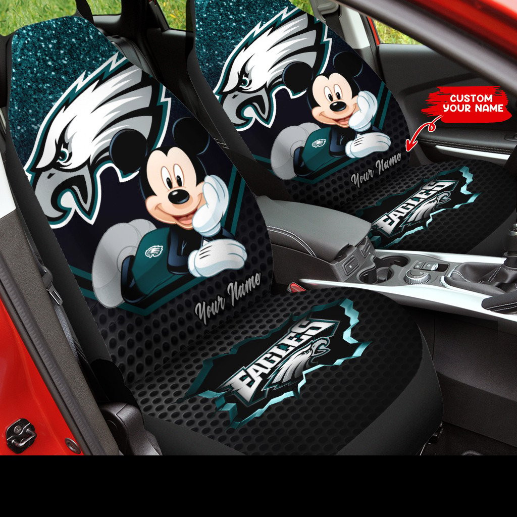 philadelphia eagles personalized car seat covers bg223 sqh2m