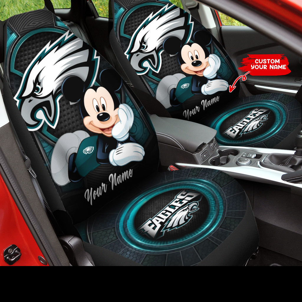 philadelphia eagles personalized car seat covers bg271 lmfdp