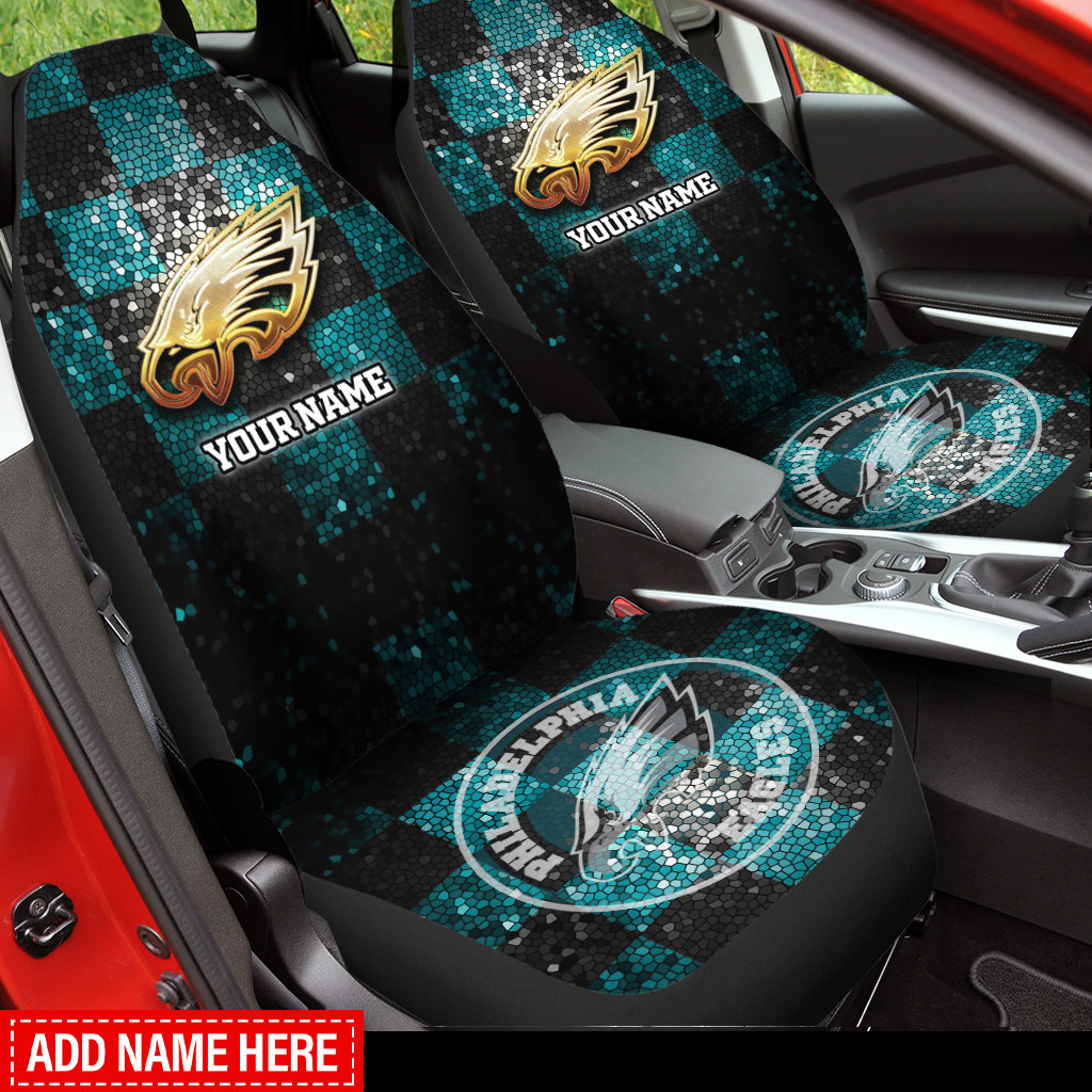 philadelphia eagles personalized car seat covers bg277 krcea