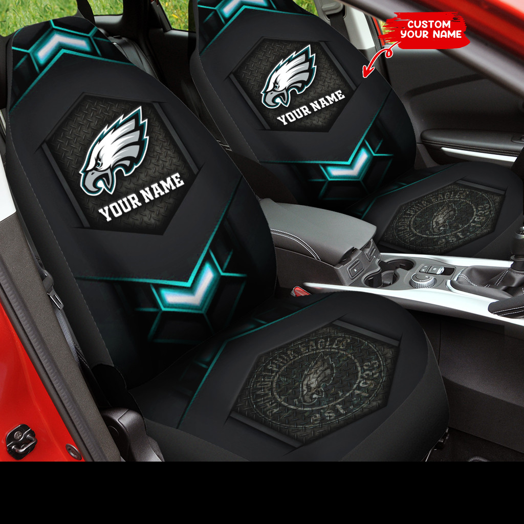 philadelphia eagles personalized car seat covers bg430 mh7is