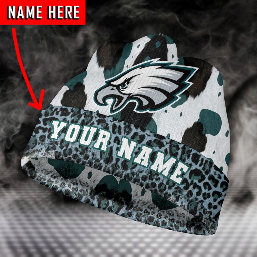 philadelphia eagles personalized wool beanie 151 lcodb