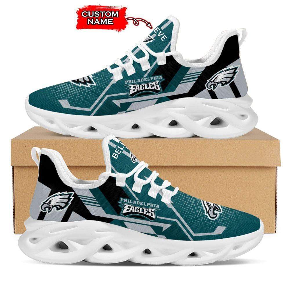 philadelphia eagles personalized yezy running sneakers 763 cn3br