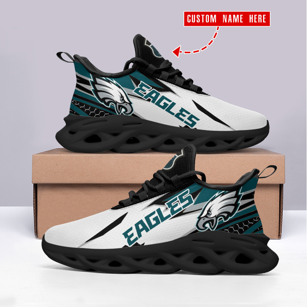 philadelphia eagles personalized yezy running sneakers bb474 bbems