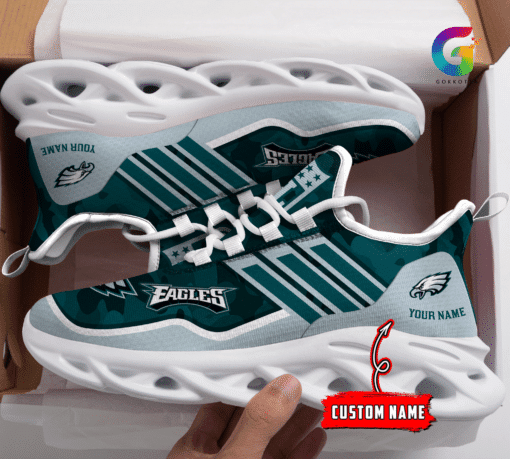 philadelphia eagles personalized yezy running sneakers bg308 pktu7