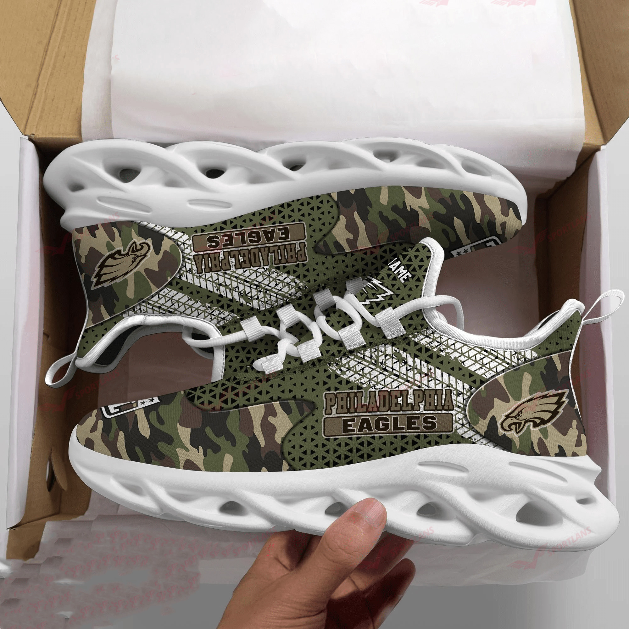 philadelphia eagles personalized yezy running sneakers spd615 msngq