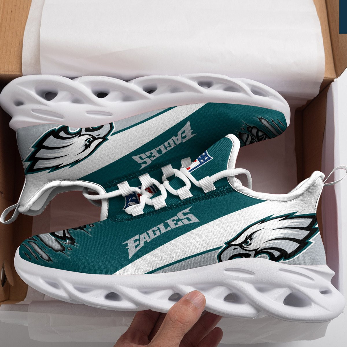 philadelphia eagles yezy running sneakers 955 tmu96