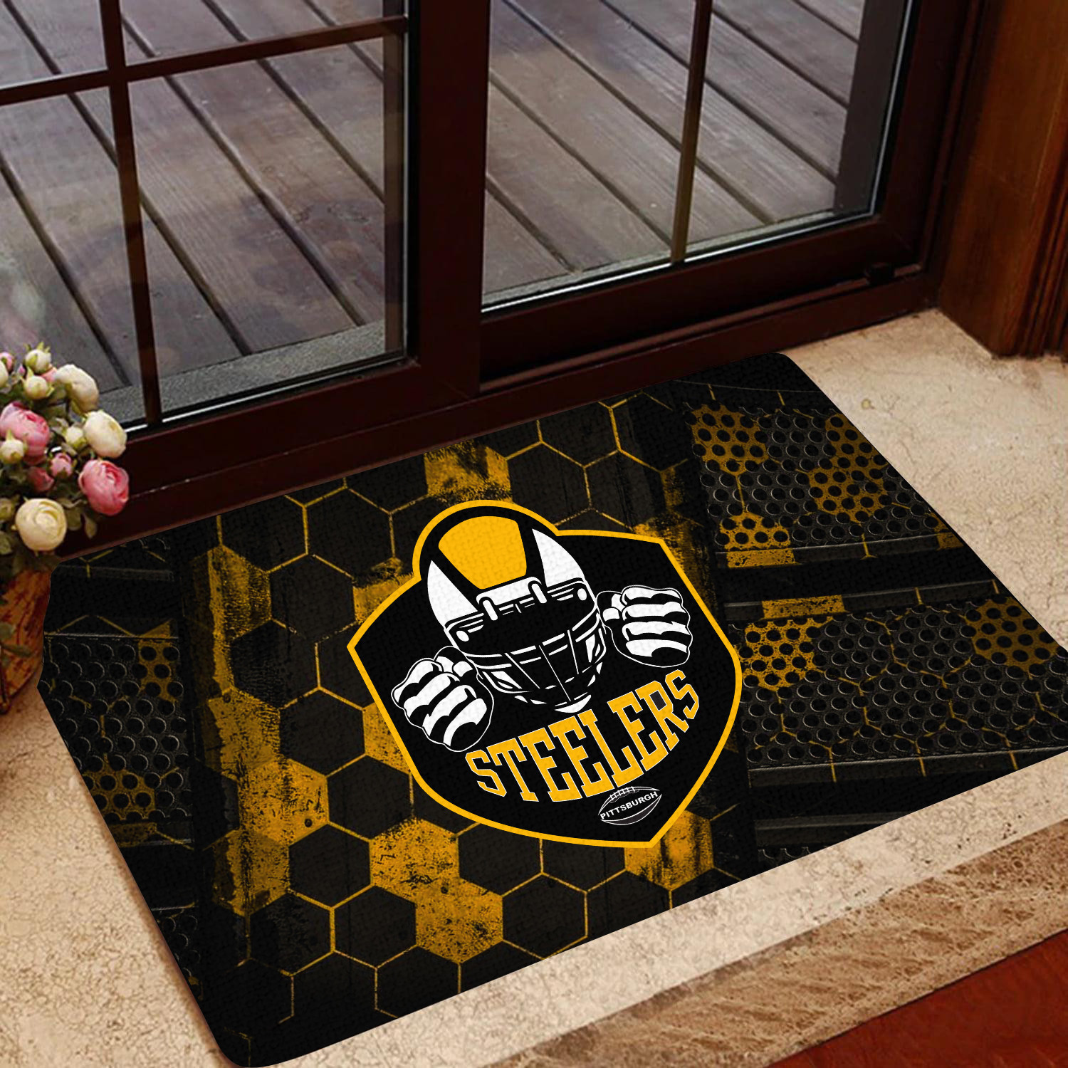 pittsburgh steelers doormat bg186 qqyza