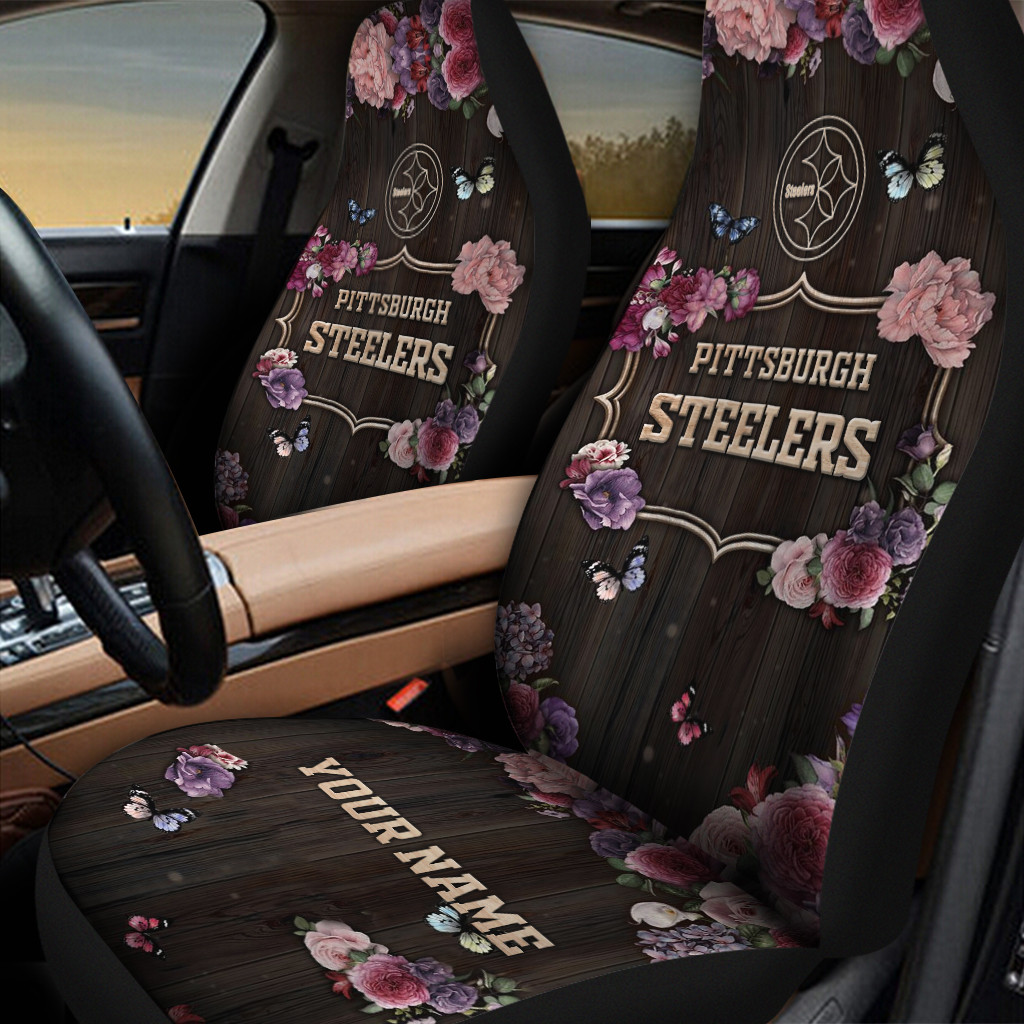 pittsburgh steelers personalized car seat covers bg489 7usbt