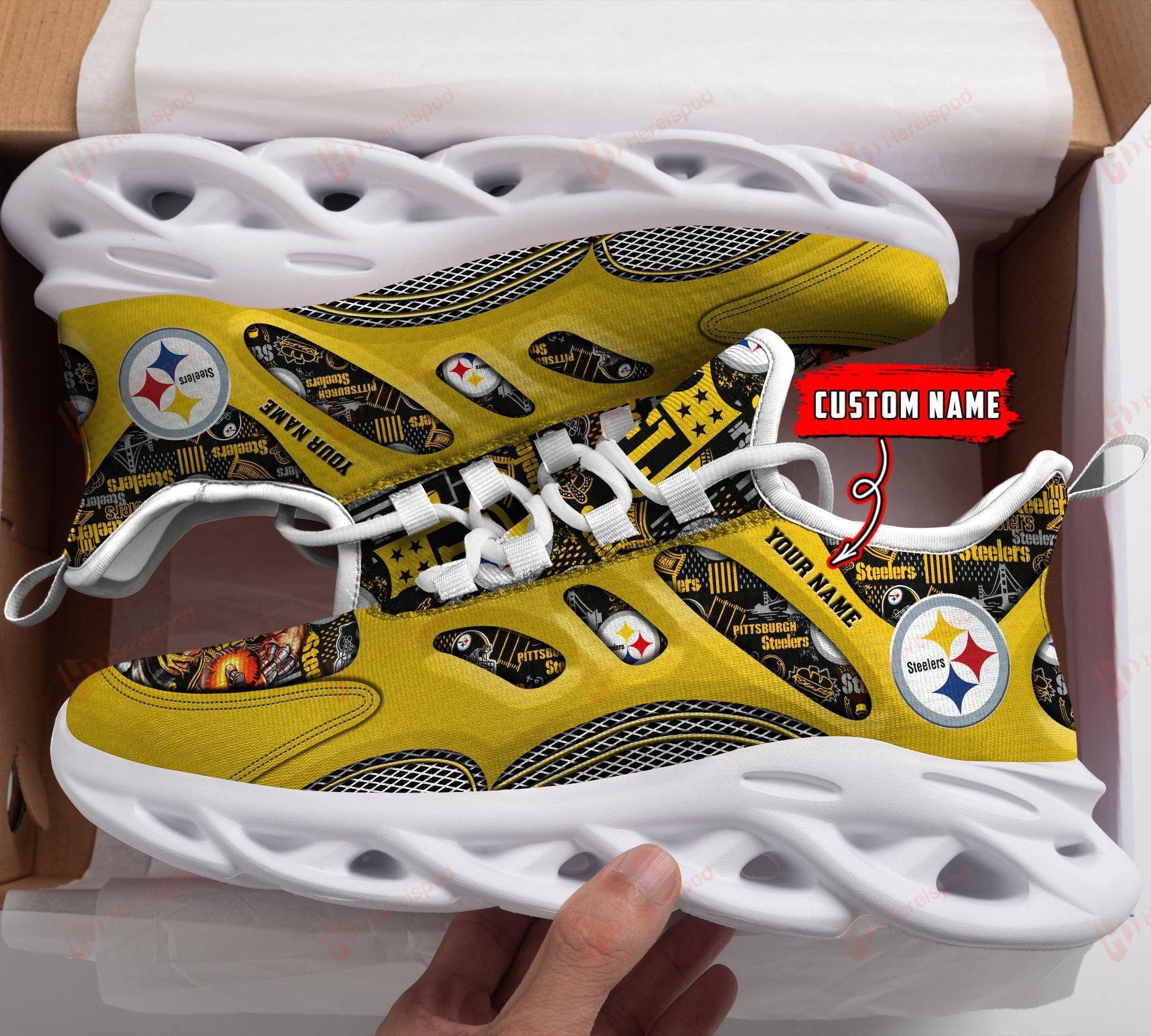 pittsburgh steelers personalized yezy running sneakers 198 a7iy2