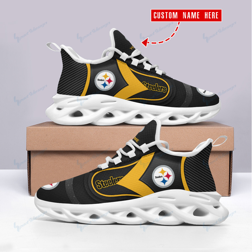 pittsburgh steelers personalized yezy running sneakers bb878 ktrpw