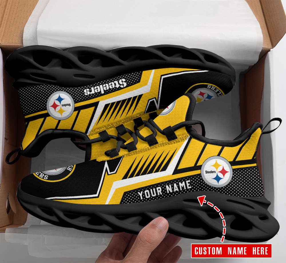 pittsburgh steelers personalized yezy running sneakers bg197 y2xcs