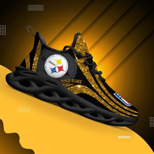 pittsburgh steelers personalized yezy running sneakers bg849 pwreg