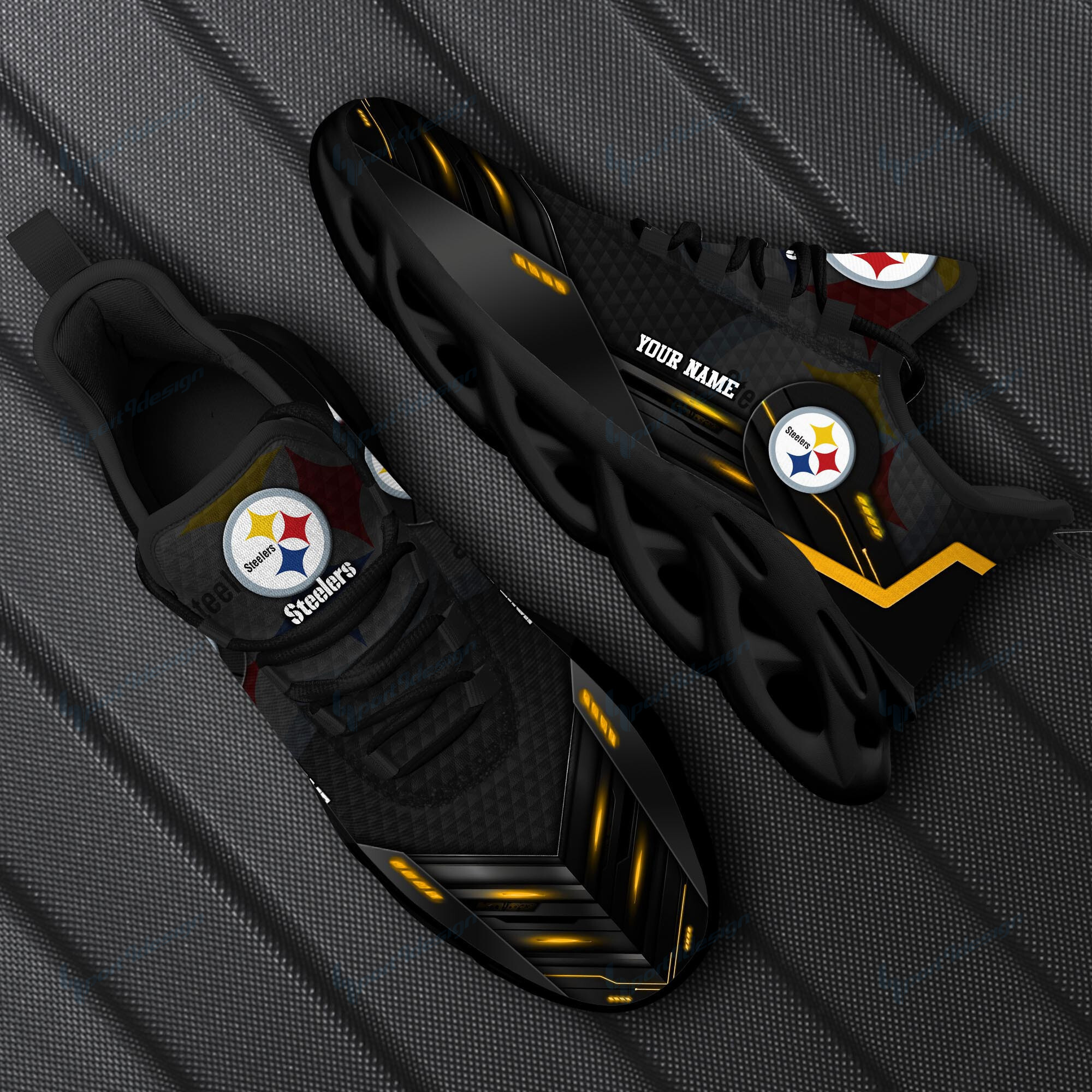 pittsburgh steelers personalized yezy running sneakers spd251 8w4bb