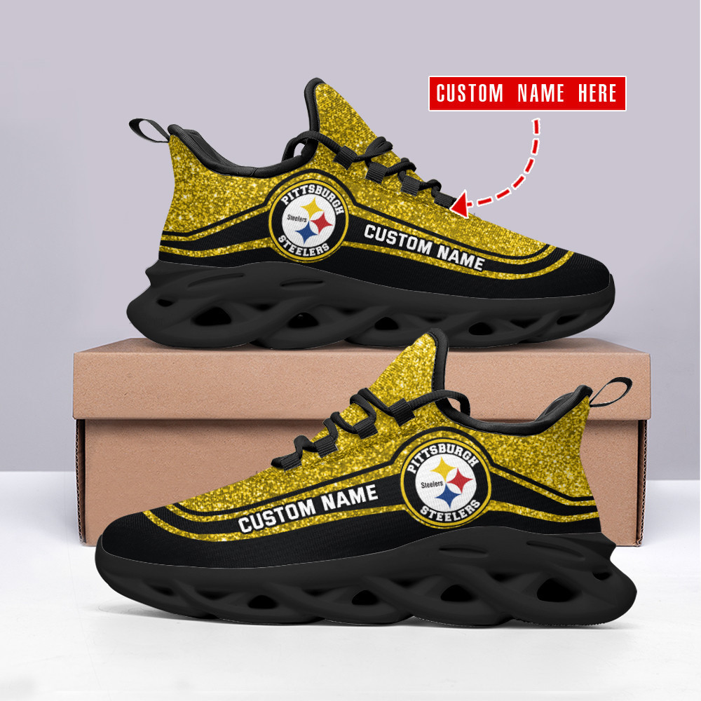 pittsburgh steelers personalized yezy running sneakers spd339 xegx1