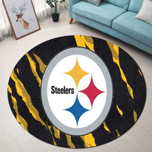 pittsburgh steelers round rug 45 5mgdh