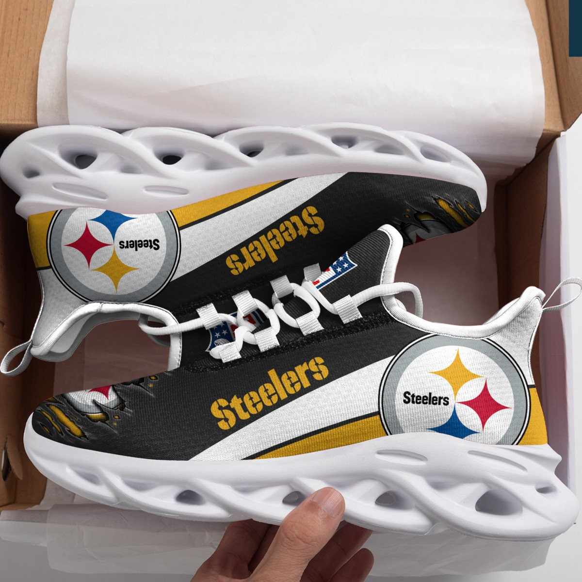 pittsburgh steelers yezy running sneakers 951 myjxd