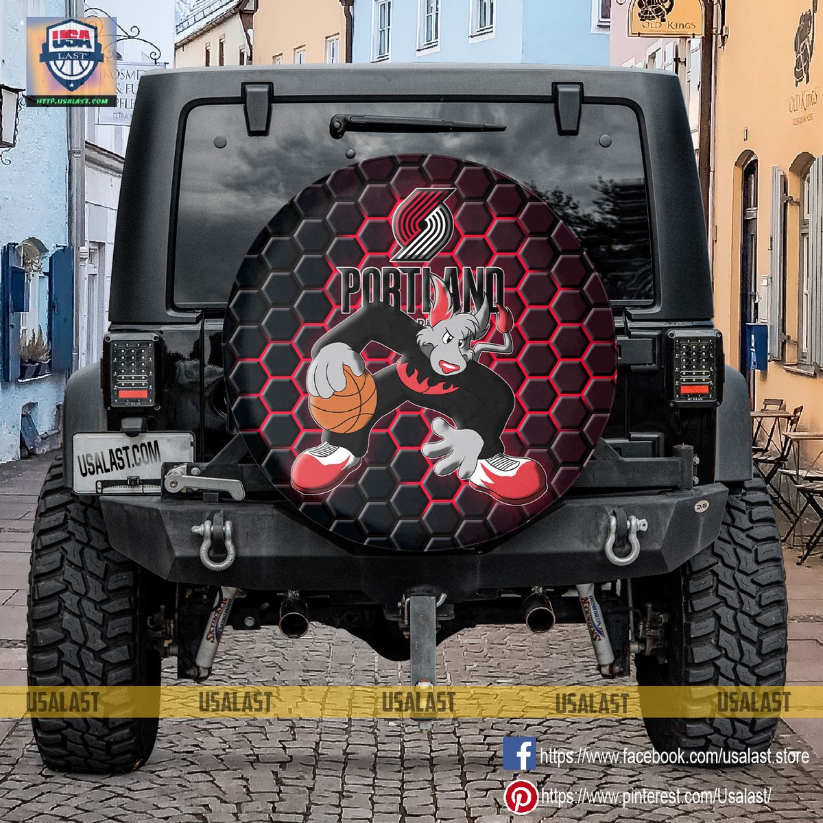 qCK5nyvn portland trail blazers nba mascot spare tire cover 3 LLGWM
