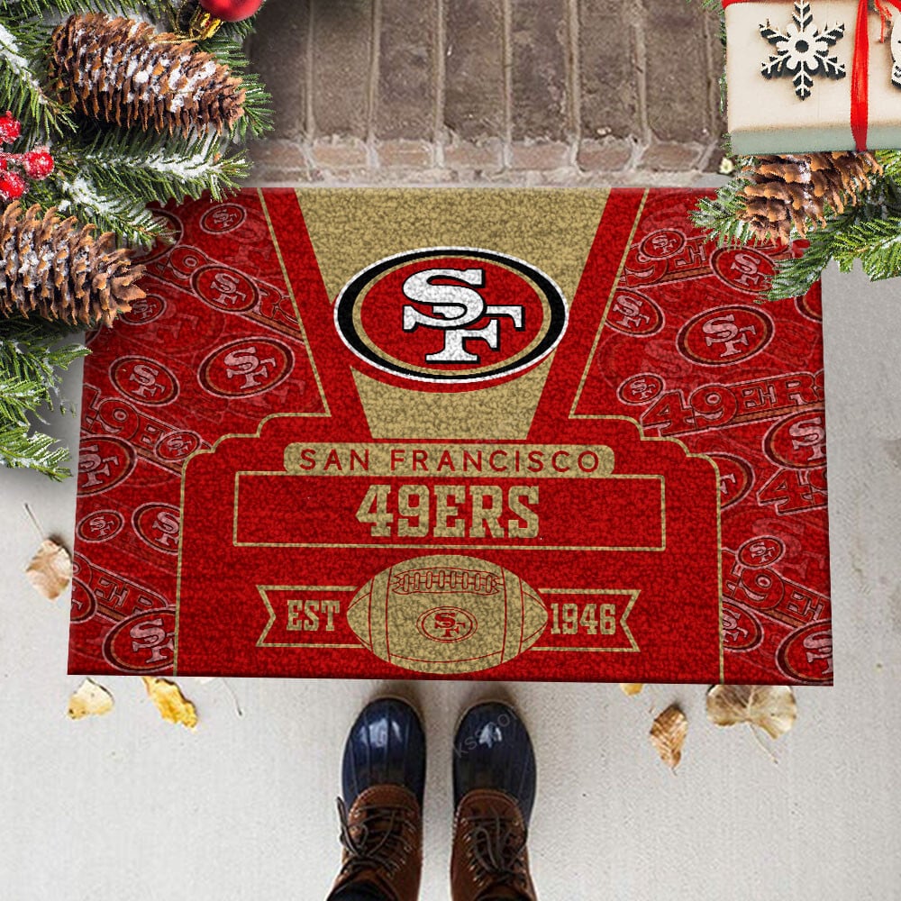 san francisco 49ers doormat bg180 jaqf3