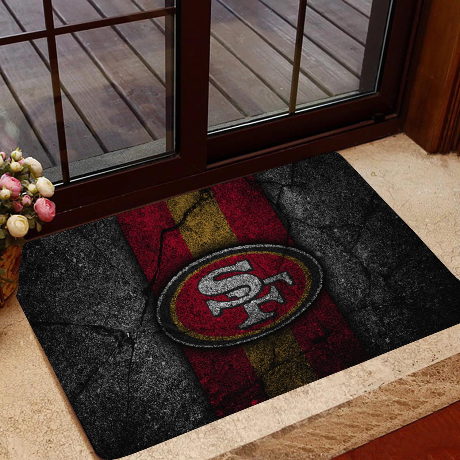 san francisco 49ers doormat bg188 ah5nz