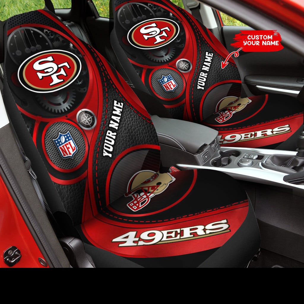 san francisco 49ers personalized car seat covers bg243 fkh0f