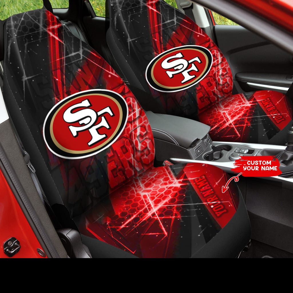 san francisco 49ers personalized car seat covers bg265 zaz00