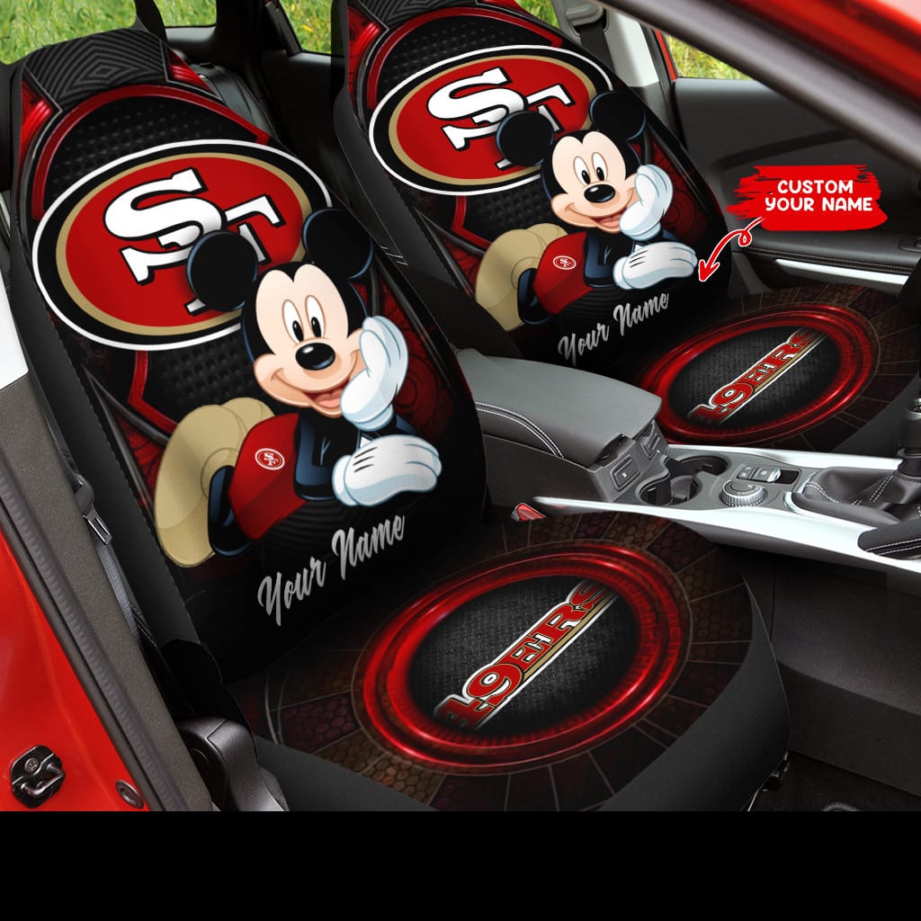 san francisco 49ers personalized car seat covers bg269 tkijk