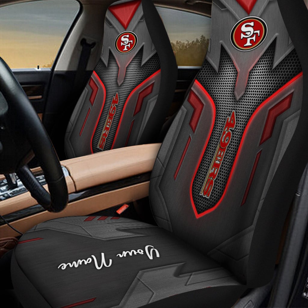 san francisco 49ers personalized car seat covers bg298 vrg68