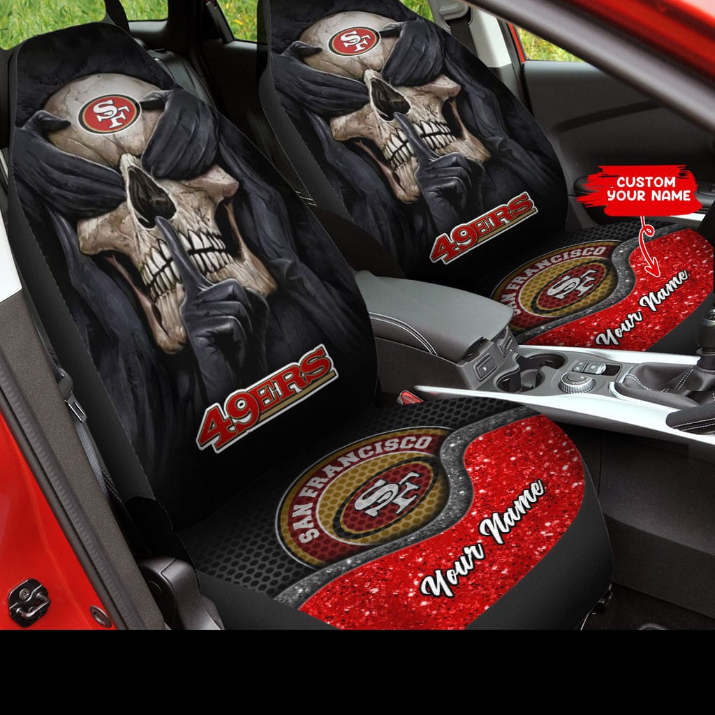 san francisco 49ers personalized car seat covers bg310 i4n2j