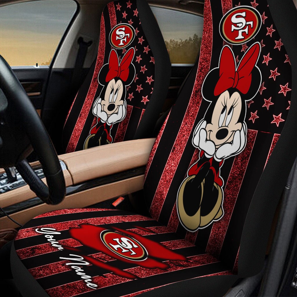 san francisco 49ers personalized car seat covers bg407 eravv