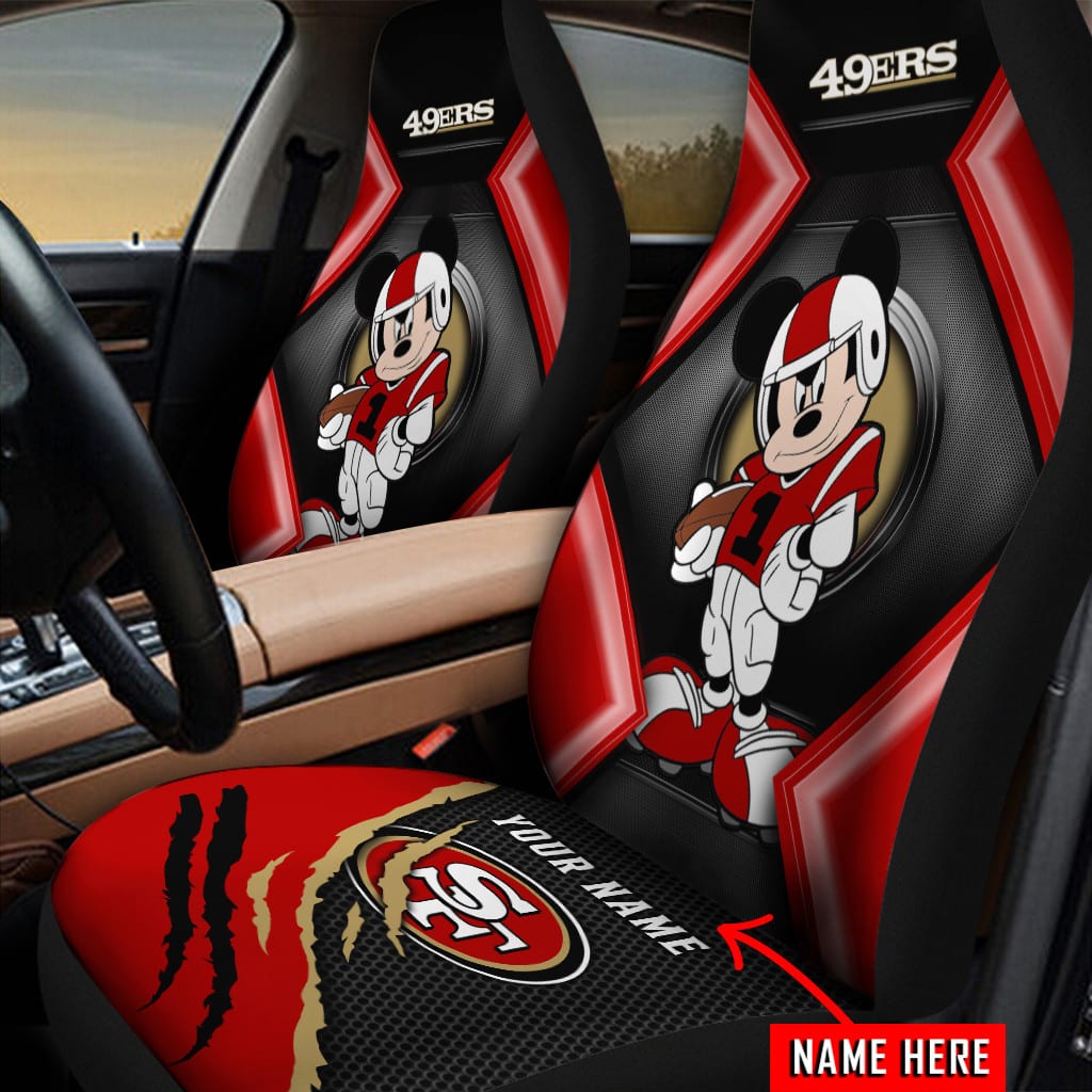 san francisco 49ers personalized car seat covers bg483 ekxnj