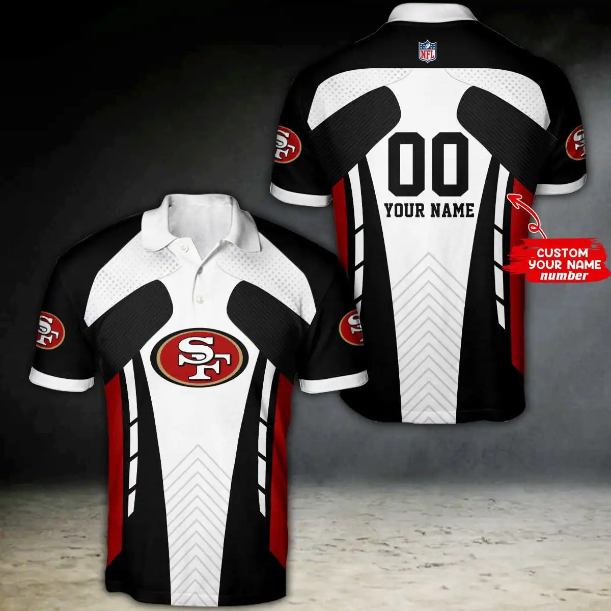 san francisco 49ers personalized polo t shirt bg15 1hqmw