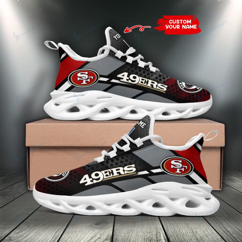 san francisco 49ers personalized running sneakers spd205 fp9fv