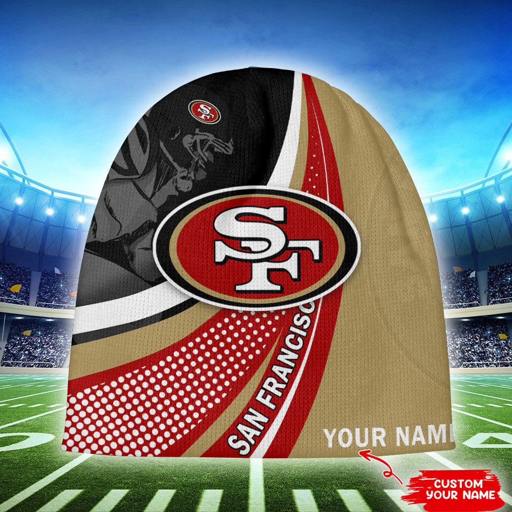 san francisco 49ers personalized wool beanie 135 kgdrq